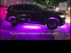 APP/Remote Control Car Underflow Light Kit RGB Underbody Underflow Ατμόσφαιρα του αυτοκινήτου Ευέλικτη κάτω από λάμψη