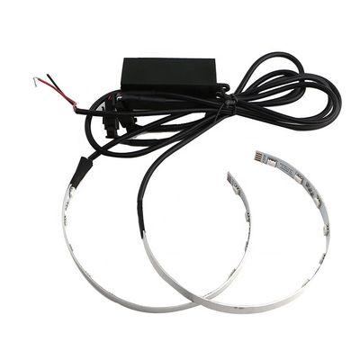 buy DC12V 5000lm APP ελέγχου των οδηγήσεων αυτοκινήτων ο περιβαλλοντικός φω'των SMD δαίμονας προσδιορισμού προβολέων αυτόματος οδήγησε την εξάρτηση δαχτυλιδιών φωτοστεφάνου online manufacture