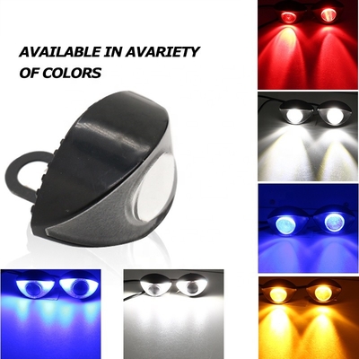 Φω'τα 10SMD ματιών γερακιών προβολέων των οδηγήσεων μοτοσικλετών συνήθειας 300LM 6000K