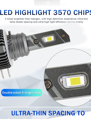 Οδηγημένος βολβός 8000Lm προβολέων Faros Focos Luc ODM H15 για το οδηγημένο αλόγονο επικεφαλής φως αυτοκινήτων