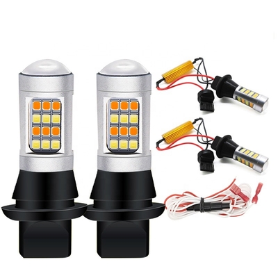 2835 42SMD διπλό οδηγημένο χρώμα σήμα 7440 T20 CANBUS στροφής φρένων φωτεινό για να αποτρέψει Stroboscopic