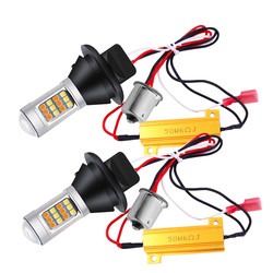 2835 42SMD διπλό οδηγημένο χρώμα σήμα 7440 T20 CANBUS στροφής φρένων φωτεινό για να αποτρέψει Stroboscopic