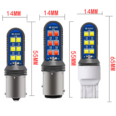 5w καθολικοί οδηγημένοι μίνι προβολείς 12SMD σημάτων στροφής ουρών ελαφριοί