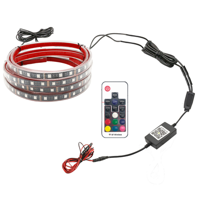 Ασύρματο μπλε RGB 12v οδήγησε τα ελαφριά φω'τα σωλήνων νέου λουρίδων αυτοκίνητα για τα αυτοκίνητα 6W
