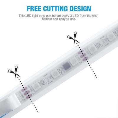5050 εύκαμπτα φω'τα σωλήνων 30cm 12V DRLled για το νέο των οδηγήσεων αυτοκινήτων RGB με τον τηλεχειρισμό
