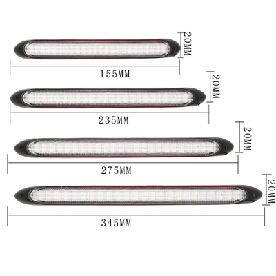 Διαδοχική ρέοντας ανίχνευση 2835 34.5CM των καθολικών αδιάβροχων οχημάτων πρωινών τρέχοντας οδηγήσεων φω'των