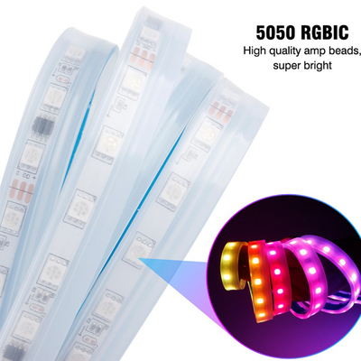 εκατ. ημέρας 2pcs 30/45/60 RGBLED χρονικό που τρέχει την ελαφριά λεπτή διαδοχική εύκαμπτη οδηγημένη λουρίδα σημάτων στροφής