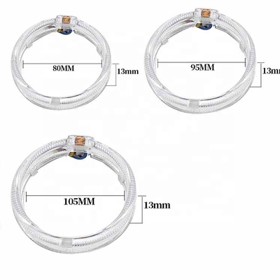 DRL RGB φωτοστεφάνου δαχτυλιδιών μάτια 80mm 95mm 105mm 110mm διαβόλων αγγέλου φω'των CCFL αυτοκινήτων εσωτερικά οδηγημένα περιβαλλοντικά