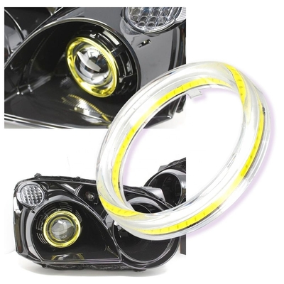 Σπάδικας 90mm ΚΟΚΚΙΝΟΣ ΜΠΛΕ λαμπτήρας 12-18V προβολέων αυτοκινήτων ομίχλης ματιών αγγέλου