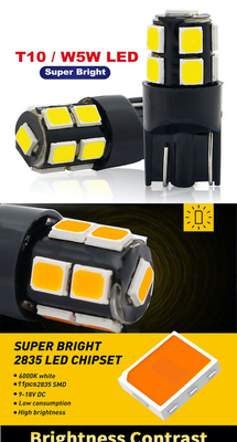 Λευκοί λαμπτήρες LED 12V για αυτοκίνητα φορτηγά και SUV