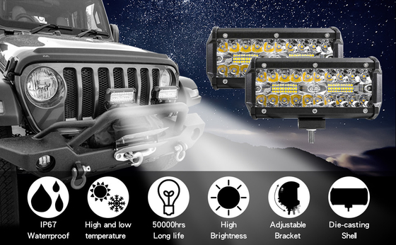 Υψηλής ισχύος 200W LED οδικά φώτα IP68 Αδιάβροχο υλικό κράματος αλουμινίου