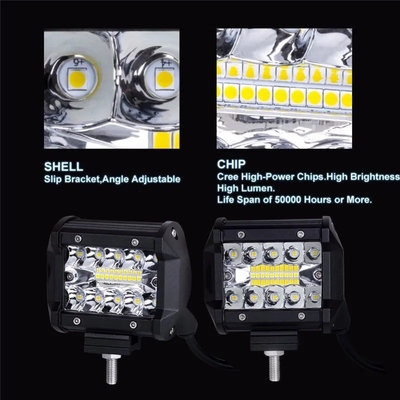 Φώτα οδήγησης LED από κράμα αλουμινίου 10-30V Φώτα LED για όχημα