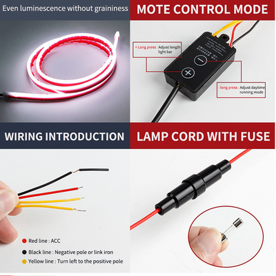 12V DIY Car Hood Ευέλικτο Led Strip Light Λευκό Λευκό Λευκό Λευκό Λευκό Λευκό Λευκό Λευκό Λευκό