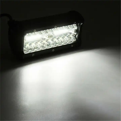 9 ιντσών 180W διπλή σειρά LED φωτεινή μπάρα λευκό / κίτρινο για οχήματα εκτός δρόμου