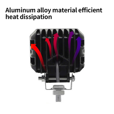 4x4 Offroad LED Φώτα εργασίας Φώτα ομίχλης Φώτα οδήγησης 12-80V 4 ίντσες 30W Δύο χρώματα
