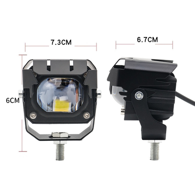 12-80V Amber 3570 LED Δύοχρωμα LED Φώτα Εργασίας Για Μοτοσυκλέτα 30-60W Off Road Φώτα Οδήγησης