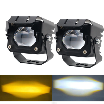 12-80V Amber 3570 LED Δύοχρωμα LED Φώτα Εργασίας Για Μοτοσυκλέτα 30-60W Off Road Φώτα Οδήγησης