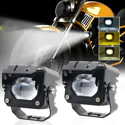 12-80V Amber 3570 LED Δύοχρωμα LED Φώτα Εργασίας Για Μοτοσυκλέτα 30-60W Off Road Φώτα Οδήγησης
