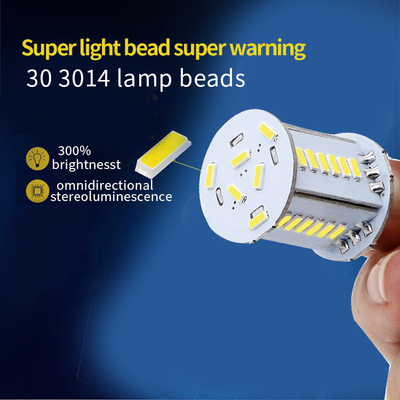 Προσαρμόσιμα σήματα στροφής LED 3014 30SMD S25 1156 BA15S BAU15S BAY15D