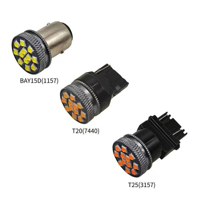 1156 Δείκτες στροφής φρένων LED Τελική λύση για τη λειτουργία σήματος στροφής LED λάμπα 1156 W21/5W 1157 BAY15D P21/5W LED