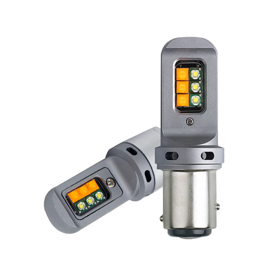 Μακροχρόνια 5W LED φώτα σηματοδότησης στροφής φρένων με 1156 καθολικές 12smd λαμπτήρες LED 1156 P21W BA15S PY21W 3157 7443 Canbus