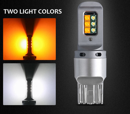 Μακροχρόνια 5W LED φώτα σηματοδότησης στροφής φρένων με 1156 καθολικές 12smd λαμπτήρες LED 1156 P21W BA15S PY21W 3157 7443 Canbus
