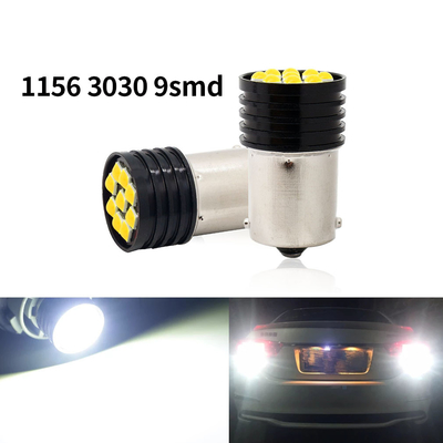 1157 BAY15D LED P21/5W 1156 BA15S P21W LED λαμπτήρες 9 SMD 3030 R5W R10W Φωτό πίσω από το φρένο