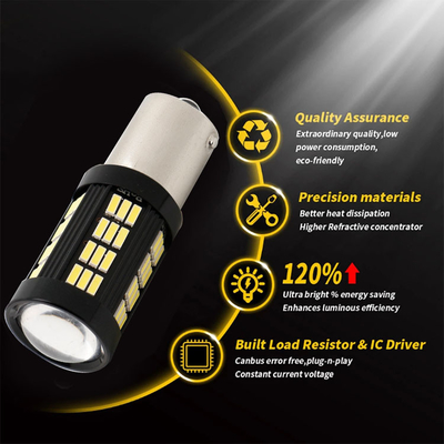 1157 1156 4014 66 SMD LED φως φρένων αυτοκίνητα ανάποδα εσωτερικά λαμπτήρες LED αυτοκινήτων Canbus