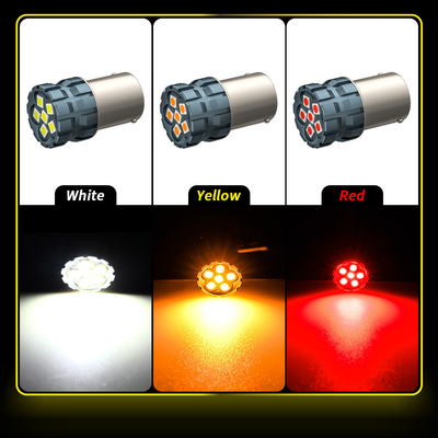 100% Canbus Bau15S Ba15S T25 1156 λαμπτήρας LED 900Lm 3030 Τσιπς 6LED 12V Φώτα σήματος στροφής πέδησης 6W