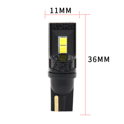 360 μοίρες λαμπτήρες LED T10 194 168 147 W5W 3030 Αυτοκίνητο λαμπτήρες εσωτερικού LED Λάθος δωρεάν Φως πινακίδας κυκλοφορίας