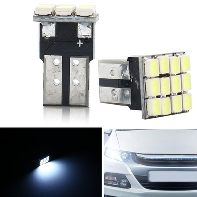 Δύναμη 9W λαμπτήρες LED Αδιάβροχο IP67 360 μοίρες Φως αυτοκινήτου 12v T10 12SMD 1206 3020 Φως ανάγνωσης Πίνακα κυκλοφορίας