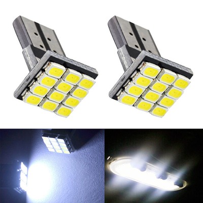 Δύναμη 9W λαμπτήρες LED Αδιάβροχο IP67 360 μοίρες Φως αυτοκινήτου 12v T10 12SMD 1206 3020 Φως ανάγνωσης Πίνακα κυκλοφορίας
