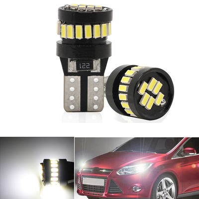 3014 LED Chip Automotive Light Bulbs Λευκό φως 360 μοίρες γωνία δέσμης T10 3014 24smd σταθερό ρεύμα φωτεινό λαμπτήρα LED