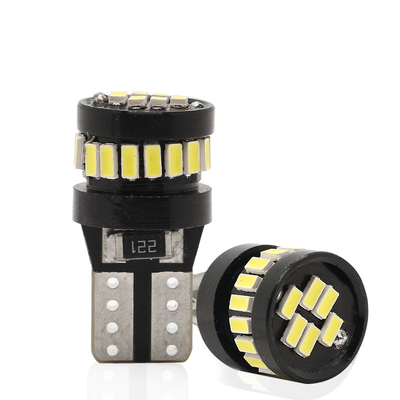 3014 LED Chip Automotive Light Bulbs Λευκό φως 360 μοίρες γωνία δέσμης T10 3014 24smd σταθερό ρεύμα φωτεινό λαμπτήρα LED