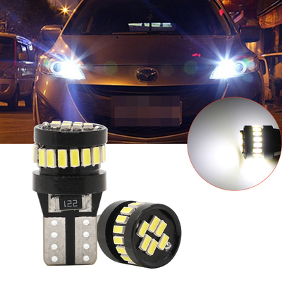 3014 LED Chip Automotive Light Bulbs Λευκό φως 360 μοίρες γωνία δέσμης T10 3014 24smd σταθερό ρεύμα φωτεινό λαμπτήρα LED