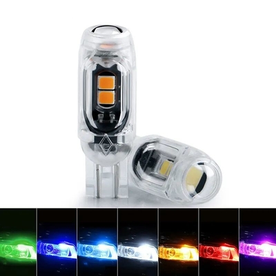 360 μοίρες λαμπτήρα LED Φωτήρα αυτοκινήτου Φωτήρα Πίνακα κυκλοφορίας Φως T10 2835 3030 5smd LED Highlight 5W5 Μη πολικό λαμπτήρα μικρού πλάτους