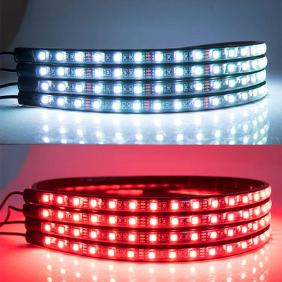 Εσωτερικά φώτα LED αυτοκινήτων Πολυχρωματικό τηλεχειριστήριο Ευέλικτο ABS 12V Φως LED αυτοκινήτου