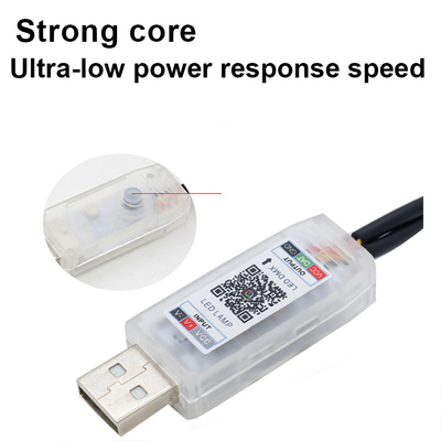 5V PVC USB LED λωρίδες φωτισμού 110cm με APP τηλεχειριστήριο Πολλαπλές τρόπους φωτισμού για εσωτερική ατμόσφαιρα