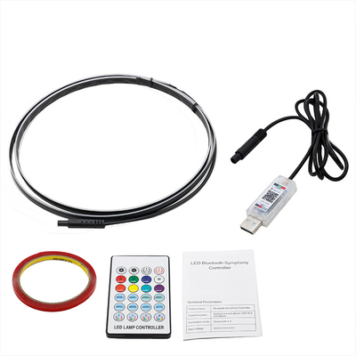 5V PVC USB LED λωρίδες φωτισμού 110cm με APP τηλεχειριστήριο Πολλαπλές τρόπους φωτισμού για εσωτερική ατμόσφαιρα