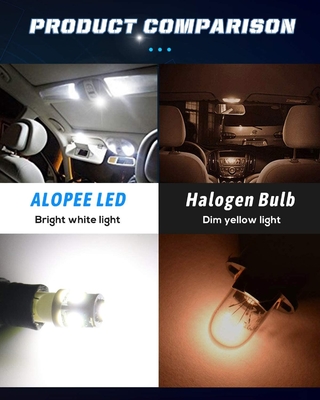 194 τσιπ σφηνών T10 SMD 5050 λαμπών φωτός 6500K των αυτοκίνητων οδηγήσεων