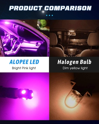 194 τσιπ σφηνών T10 SMD 5050 λαμπών φωτός 6500K των αυτοκίνητων οδηγήσεων