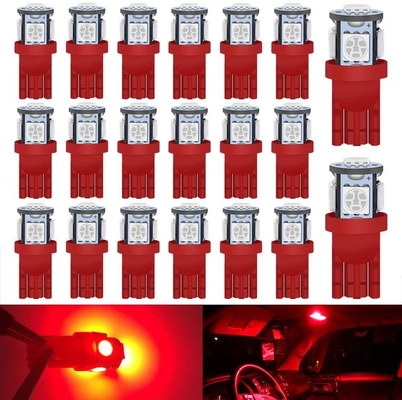 194 τσιπ σφηνών T10 SMD 5050 λαμπών φωτός 6500K των αυτοκίνητων οδηγήσεων