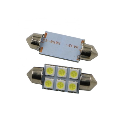 Γιρλαντών C5W 5050 6SMD των οδηγήσεων μπλε άσπρο συνεχές ρεύμα 12V 31mm 36mm 39mm 41mm θόλων βολβών λαμπτήρων φω'των αυτοκινήτων εσωτερικό